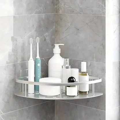 Shower Caddy Aluminium Matte Rustproof Self-Adhesive