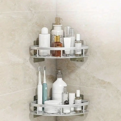 Shower Caddy Aluminium Matte Rustproof Self-Adhesive