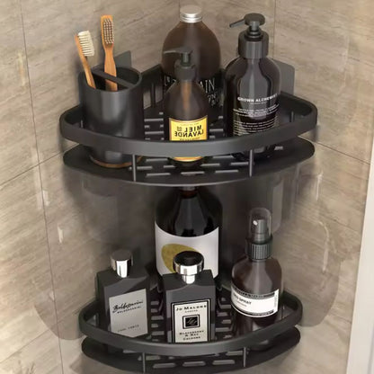 Shower Caddy Aluminium Matte Rustproof Self-Adhesive