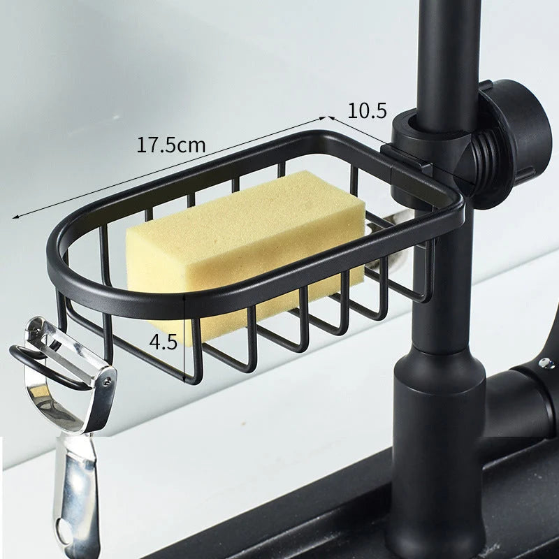 Shower Caddy No-Drill Pipe Mount Rustproof Aluminum