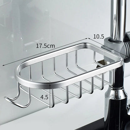 Shower Caddy No-Drill Pipe Mount Rustproof Aluminum