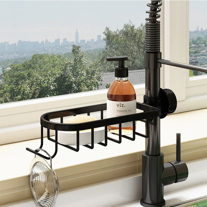 Shower Caddy No-Drill Pipe Mount Rustproof Aluminum