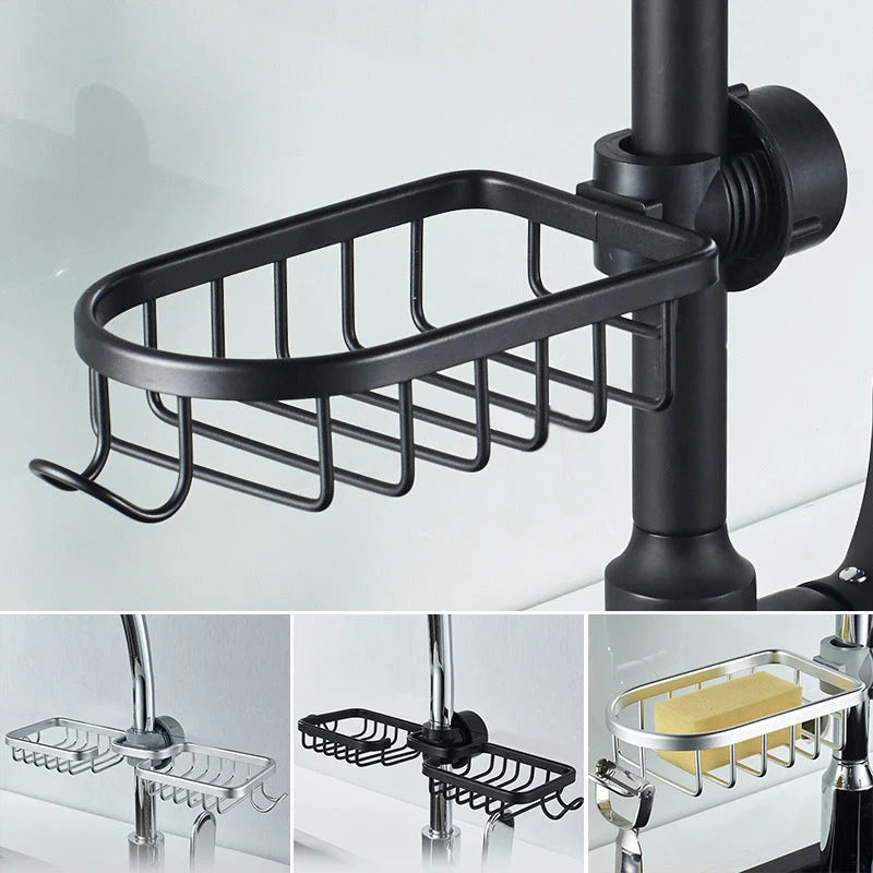 Shower Caddy No-Drill Pipe Mount Rustproof Aluminum