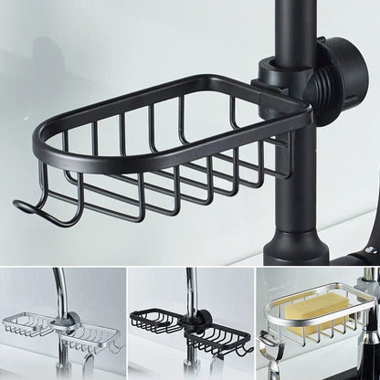 Shower Caddy No-Drill Pipe Mount Rustproof Aluminum