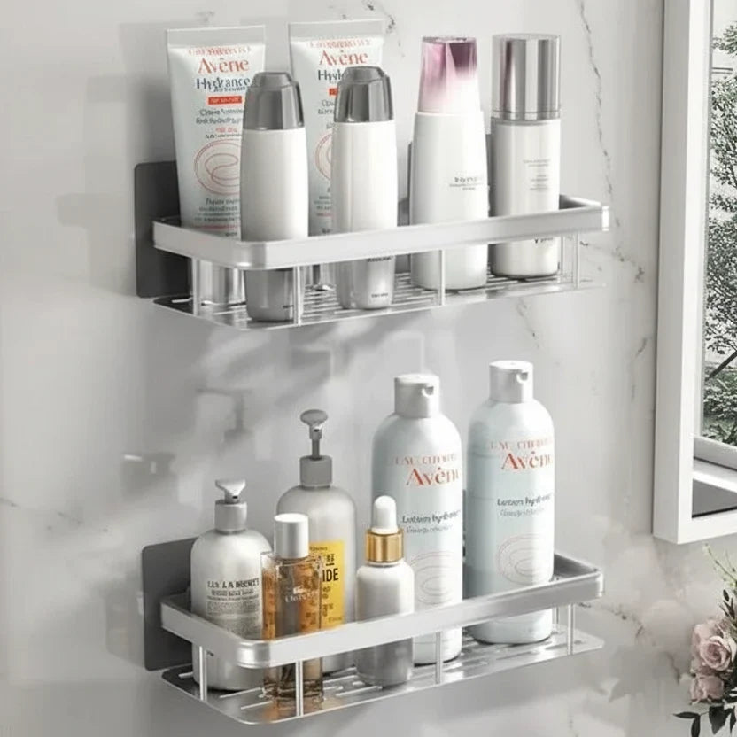 Shower Caddy Stainless Steel Adhesive No-Drill Mounting