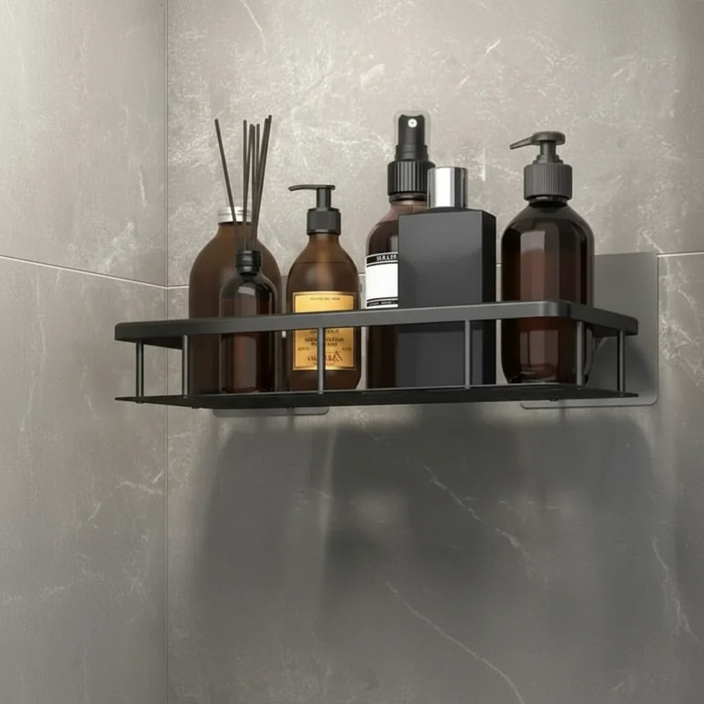 Shower Caddy Stainless Steel Adhesive No-Drill Mounting