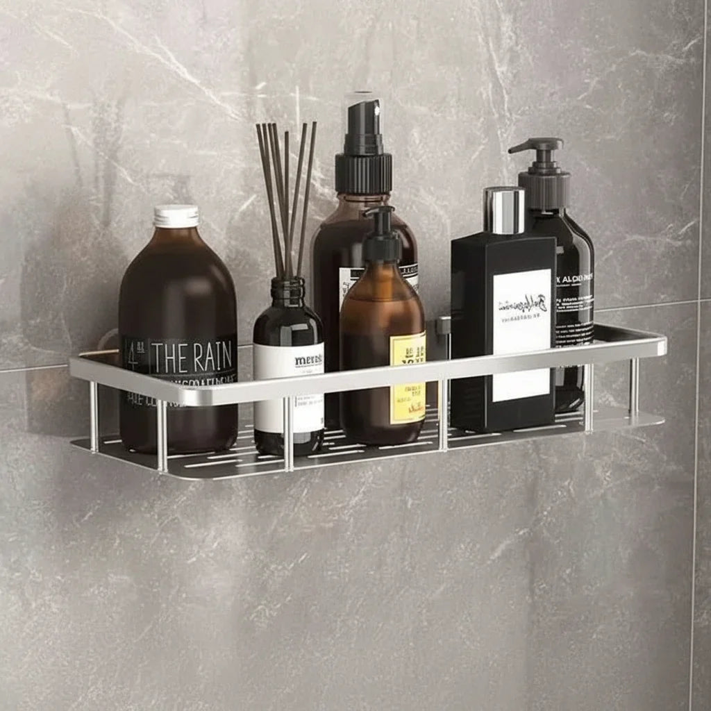 Shower Caddy Stainless Steel Adhesive No-Drill Mounting