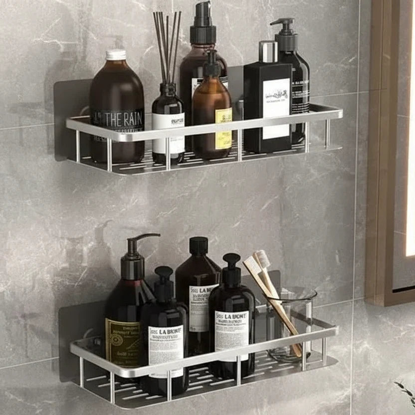 Shower Caddy Stainless Steel Adhesive No-Drill Mounting