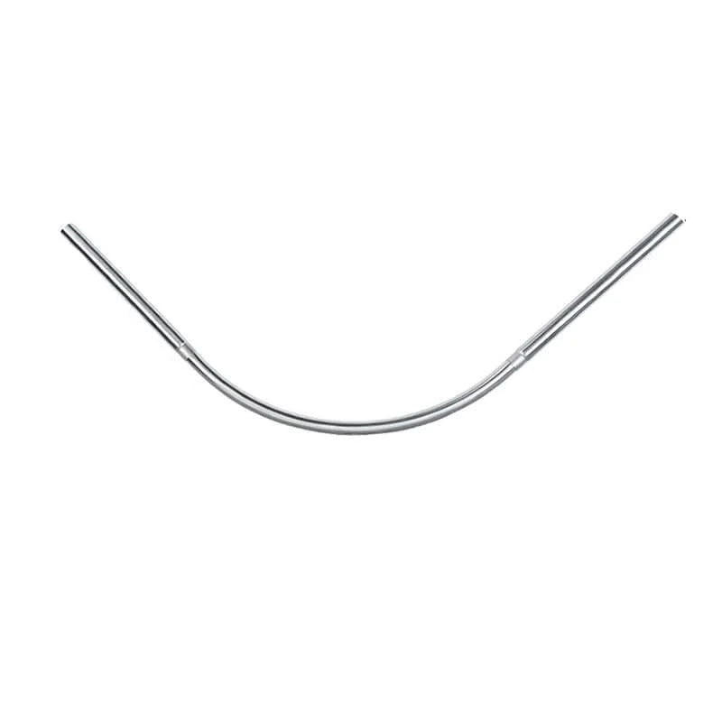Shower Curtain Rod L-Shaped Curved Extendable Stainless Steel