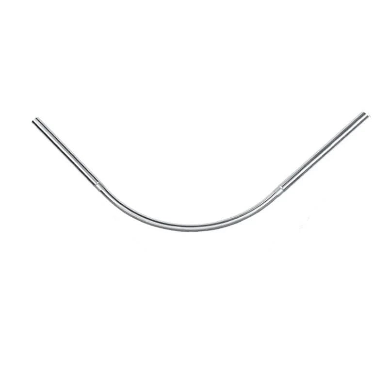 Shower Curtain Rod L-Shaped Curved Extendable Stainless Steel