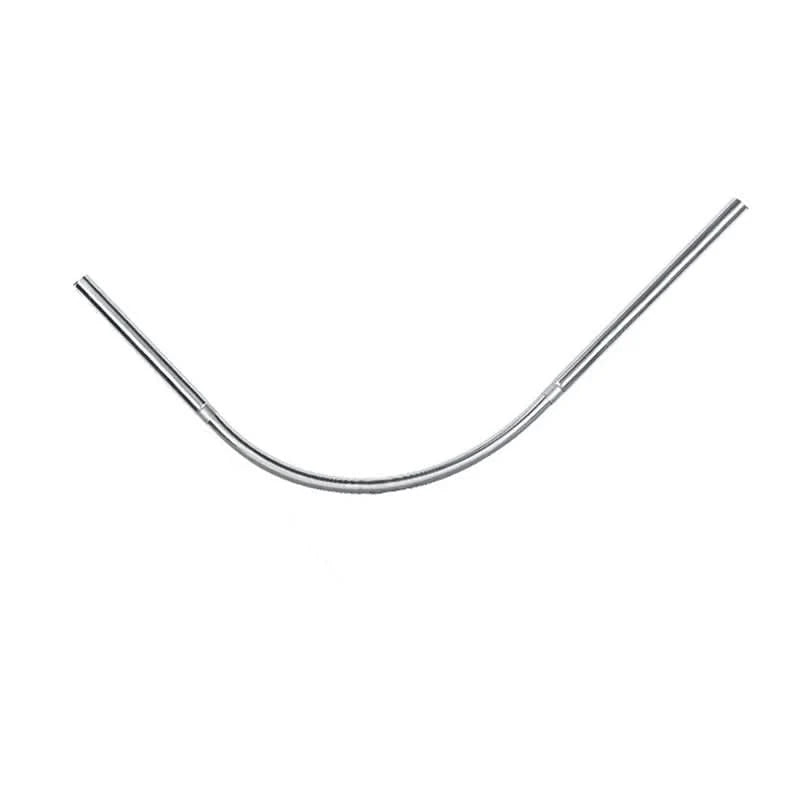 Shower Curtain Rod L-Shaped Curved Extendable Stainless Steel