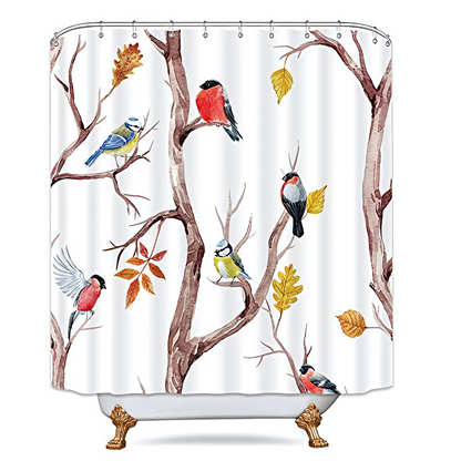 Shower Curtain Waterproof Microfiber Mold-Resistant & Machine Washable