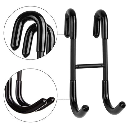 Shower Door Hook Drill-Free 304 Stainless Steel Anti-Slip Rubber