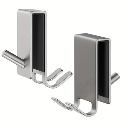 Shower Door Hooks Polished Stainless Steel No Drill