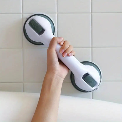 Shower Grab Bar Suction Lock & Non-Slip Grip