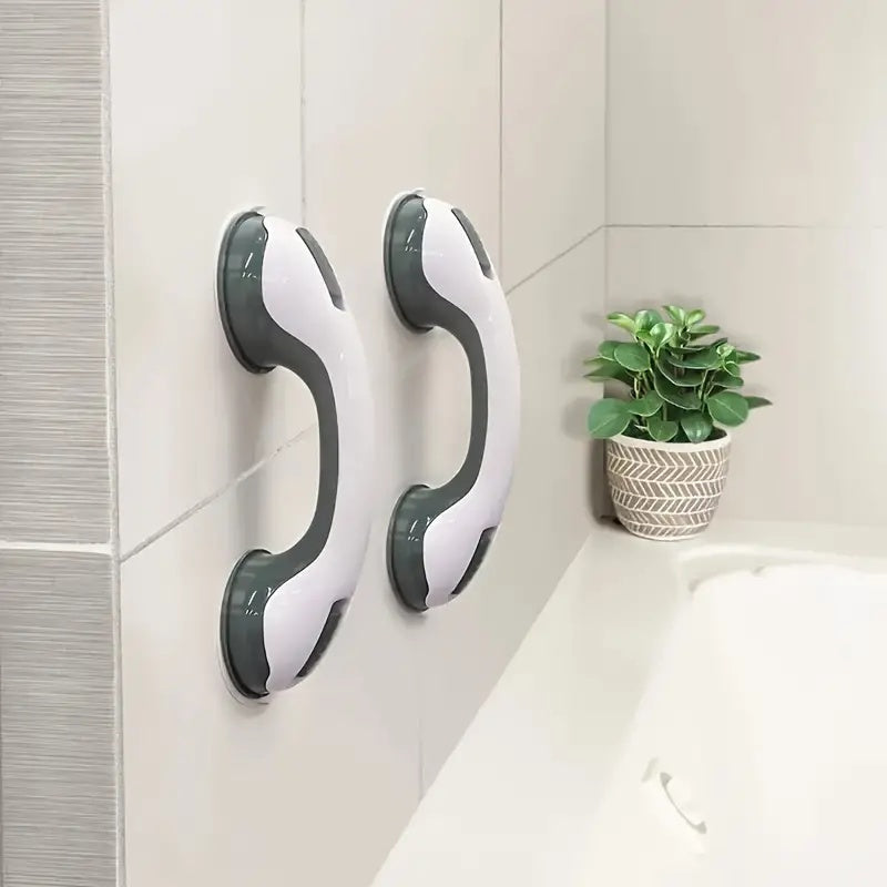 Shower Grab Bar Suction Lock & Non-Slip Grip