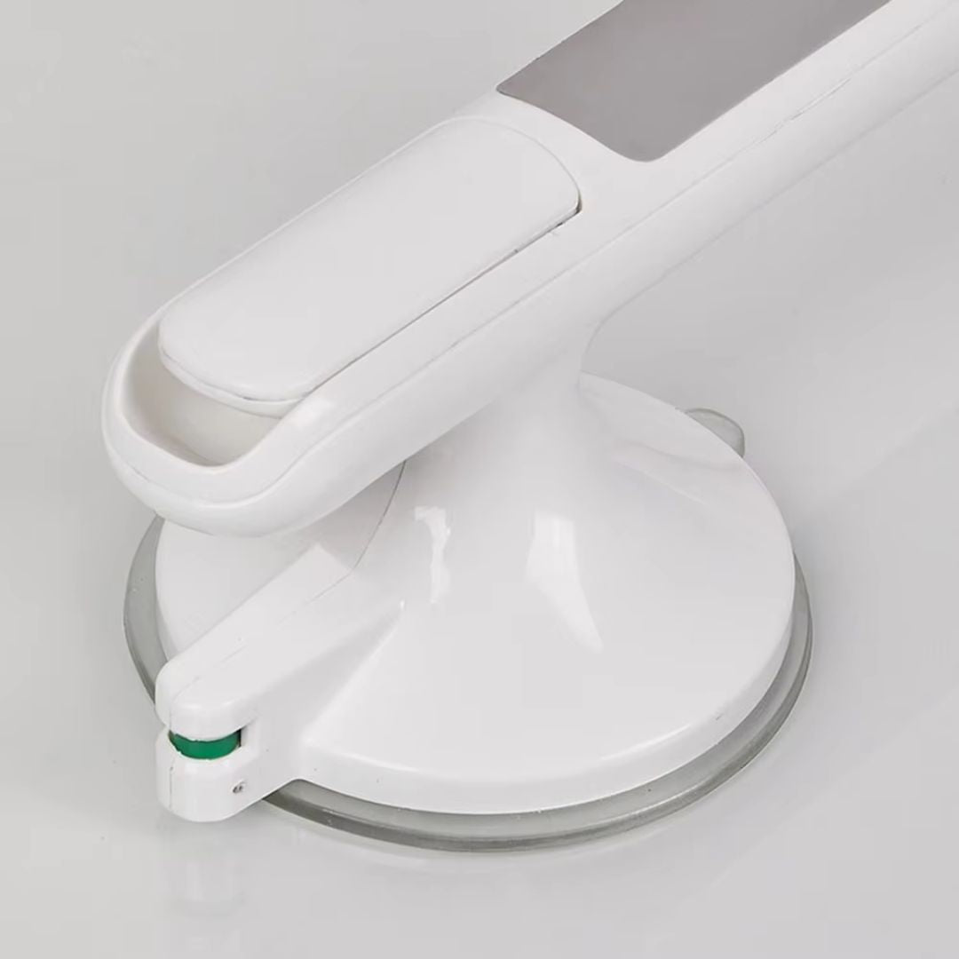 Shower Grab Bar Suction Mount Safety Lock Anti-Slip Grip