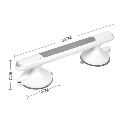Shower Grab Bar Suction Mount Safety Lock Anti-Slip Grip