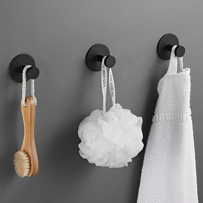 Shower Hooks Vacuum Suction Stainless Steel Supports 7kg