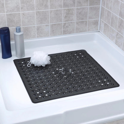 Shower Mat Non-Slip Strong Suction & Quick Drainage