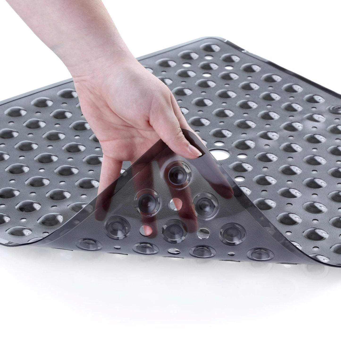 Shower Mat Non-Slip Strong Suction & Quick Drainage