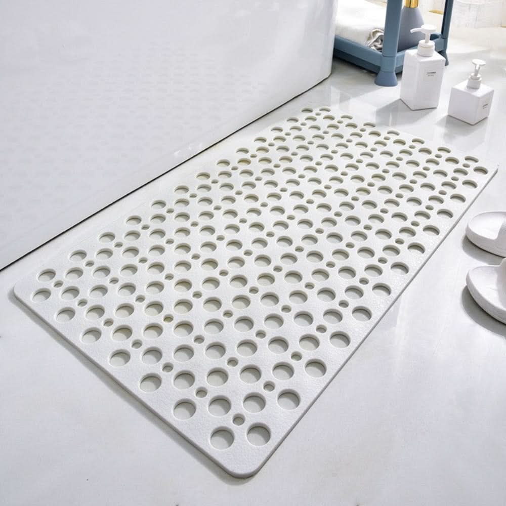 Shower Mat Non-Slip Suction Cups Antibacterial TPE Quick Drainage