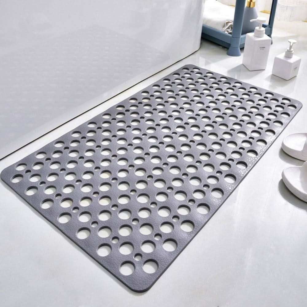 Shower Mat Non-Slip Suction Cups Antibacterial TPE Quick Drainage