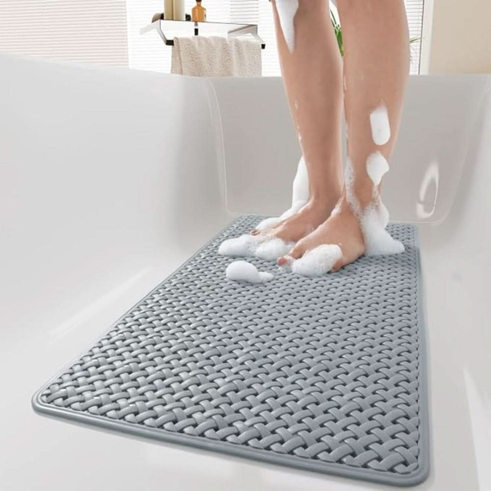 Shower Mat Non-Slip Suction Cups & Drainage Holes