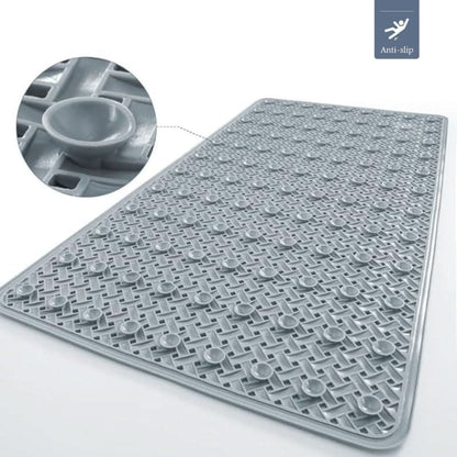 Shower Mat Non-Slip Suction Cups & Drainage Holes