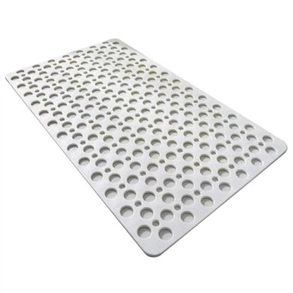Shower Mat Quick-Draining Non-Slip Suction Grip Anti-Mold