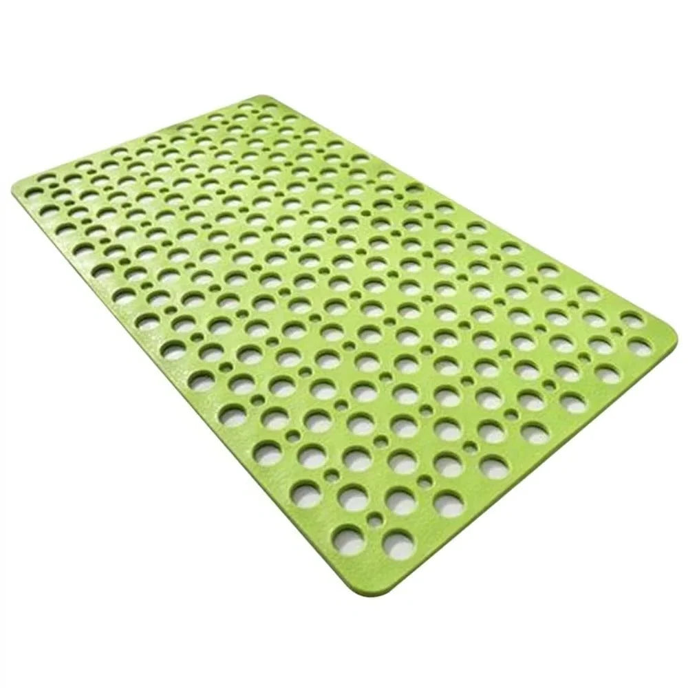 Shower Mat Quick-Draining Non-Slip Suction Grip Anti-Mold