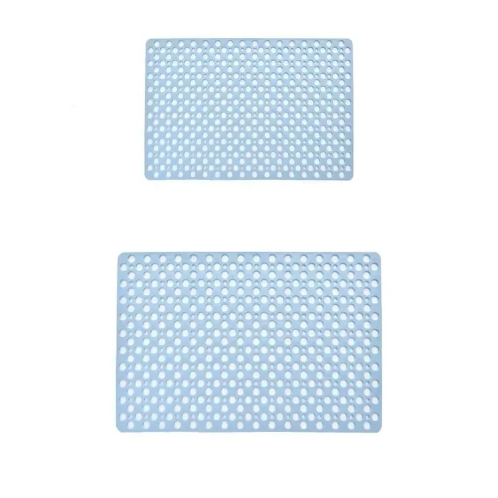 Shower Mat Quick-Draining Non-Slip Suction Grip Anti-Mold