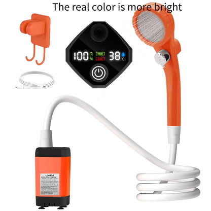 Shower Pump Handheld Pressure-Boosting Rechargeable 6000mAh