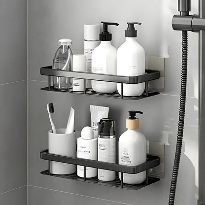 Shower Shelf Rust-Resistant Aluminum Drill-Free Mount
