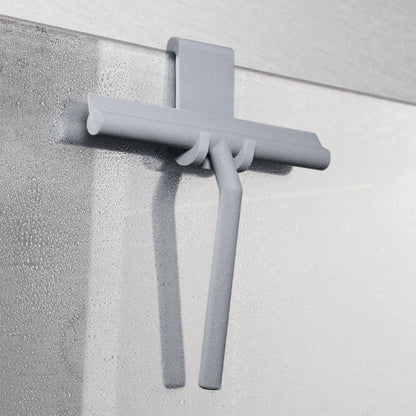 Shower Squeegee 8-Inch Silicone-Coated Blade Ergonomic Handle