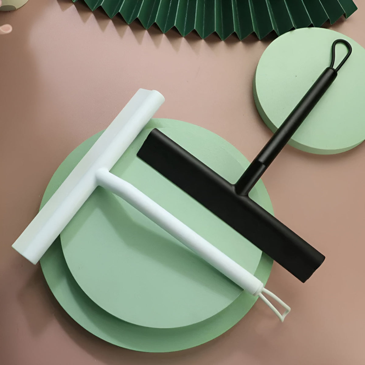 Shower Squeegee Silicone Body & Soft Rubber Blade Ergonomic Handle