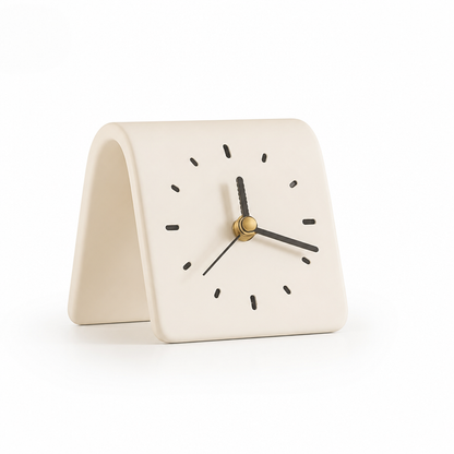 Silent Square Ceramic Desk Clock