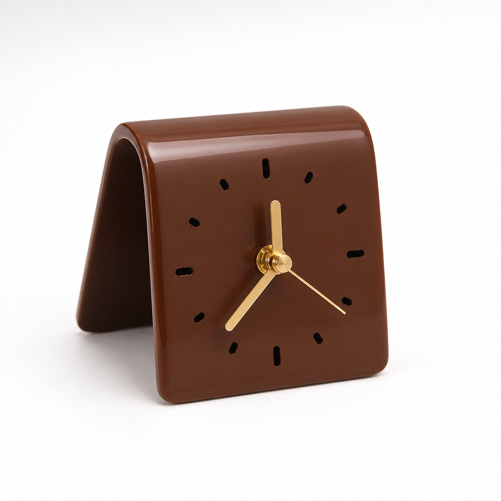 Silent Square Ceramic Desk Clock