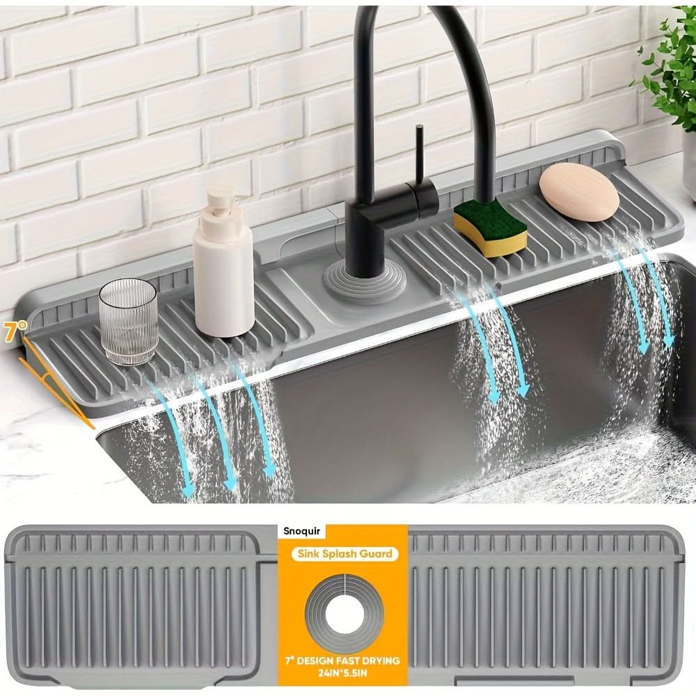 Sink Mat Cut-to-Size Open Grid Silicone