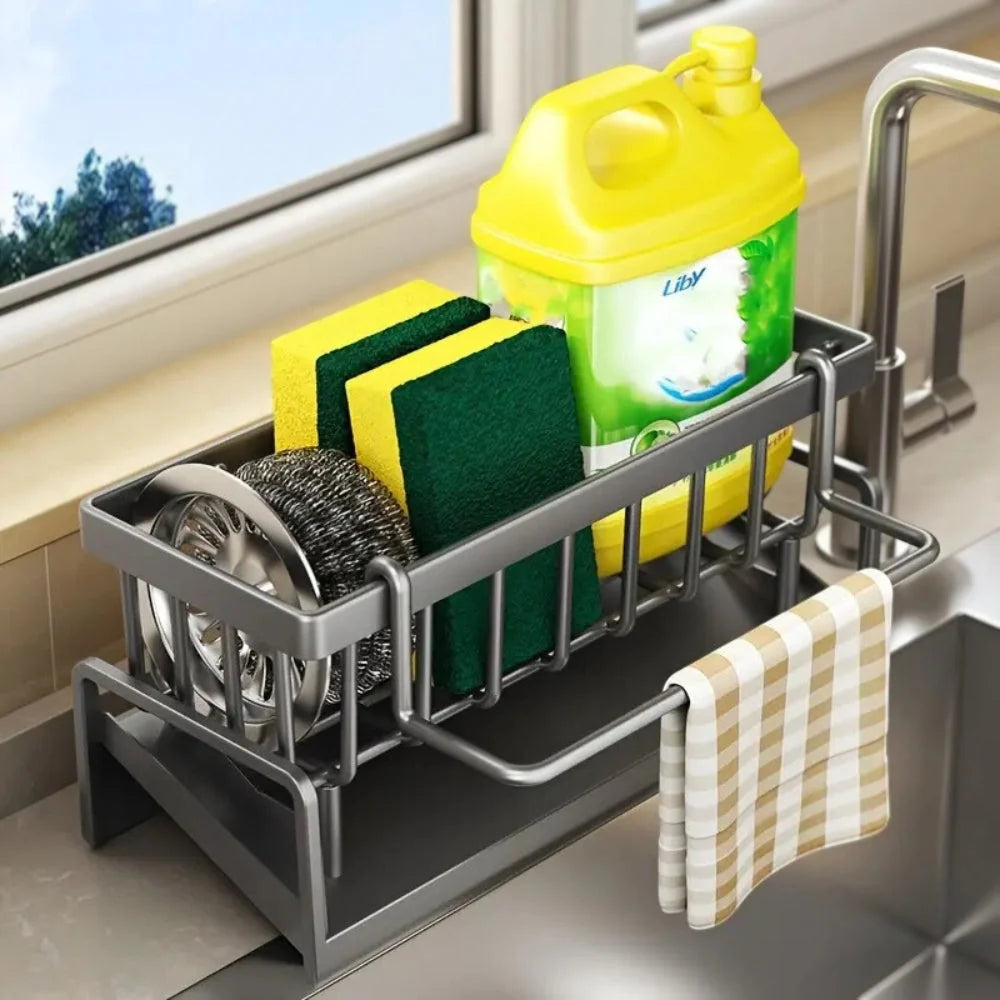 Sink Organizer Self-Draining Carbon Steel
