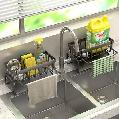 Sink Organizer Self-Draining Carbon Steel