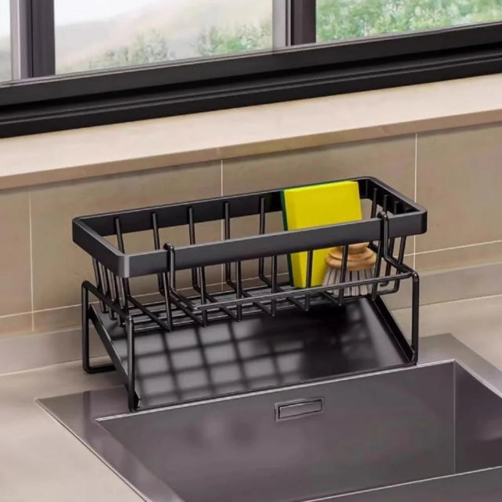 Sink Organizer Self-Draining Carbon Steel