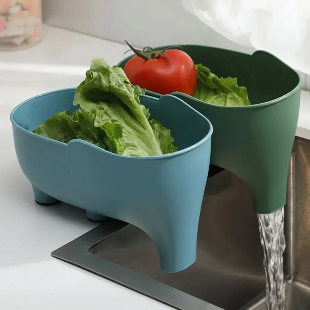 Sink Strainer Elephant-Shaped Food Particle Catcher