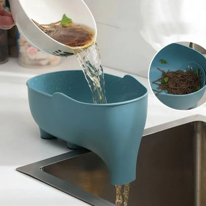 Sink Strainer Elephant-Shaped Food Particle Catcher