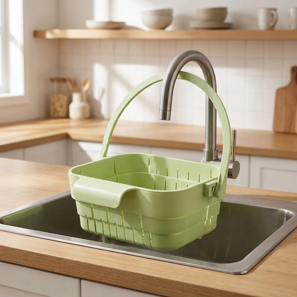Sink Strainer Extendable Hanging Quick-Draining