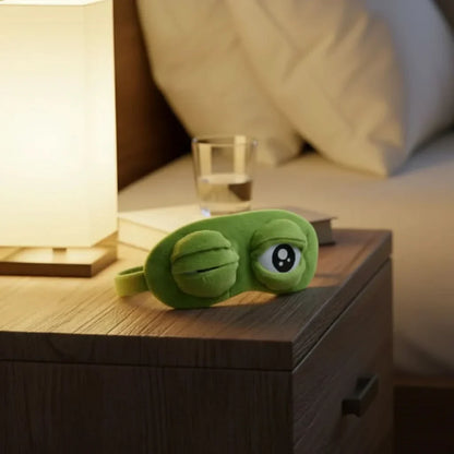 Sleep Mask Plush Padded Light-Blocking Elastic Band