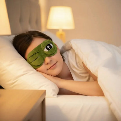 Sleep Mask Plush Padded Light-Blocking Elastic Band