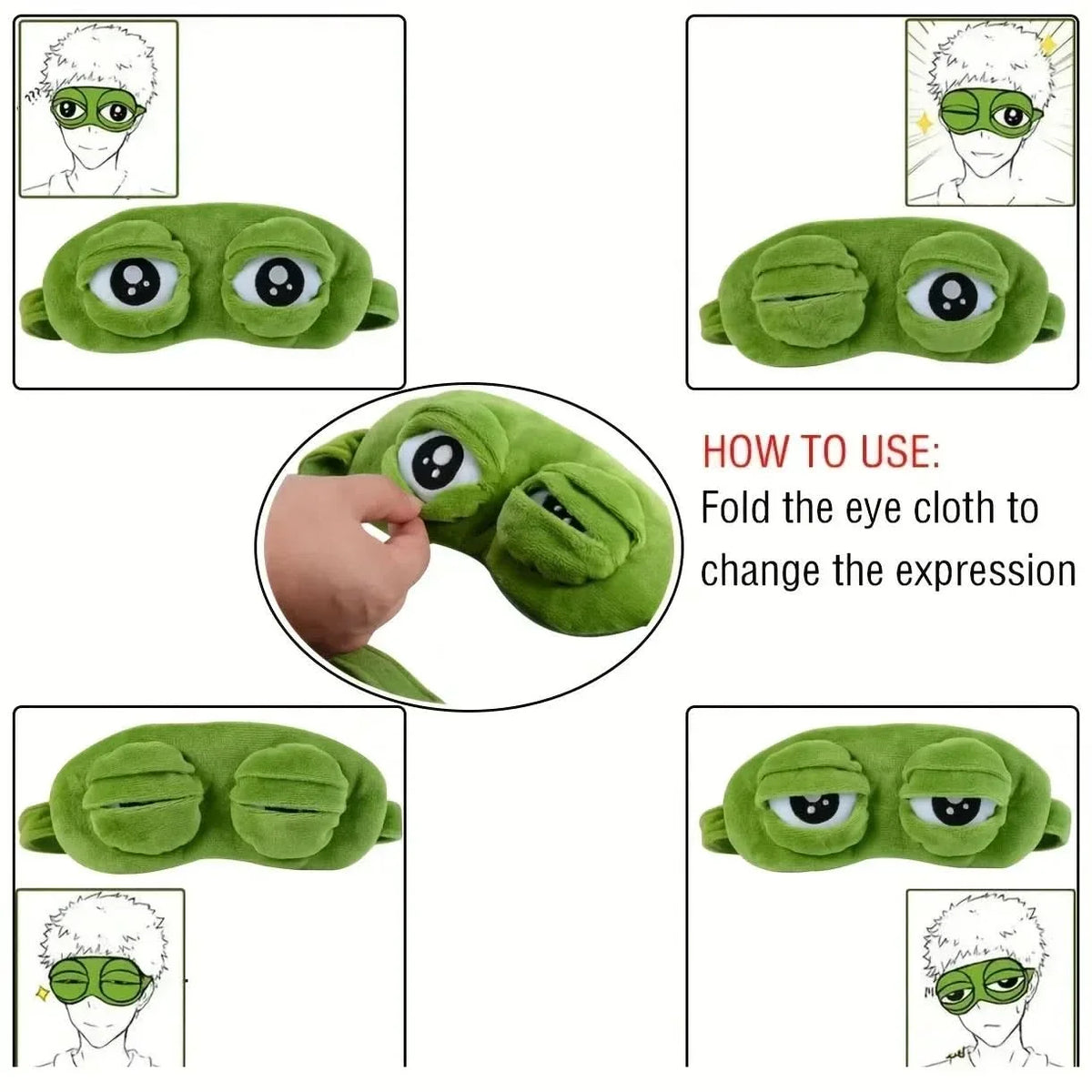 Sleep Mask Plush Padded Light-Blocking Elastic Band
