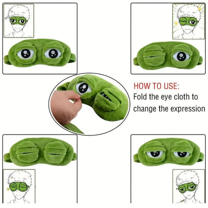 Sleep Mask Plush Padded Light-Blocking Elastic Band