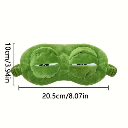 Sleep Mask Plush Padded Light-Blocking Elastic Band